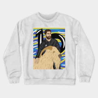 Messi goat Crewneck Sweatshirt